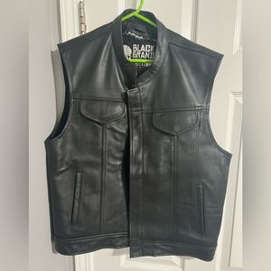 Motorcycle Leather Vest